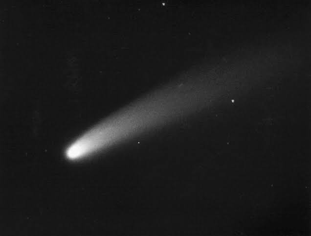 O cometa Bennett, em Março de 1970 (British Astronomical Association).