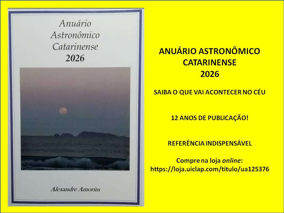ANUÁRIO ASTRONÔMICO CATARINENSE – 2026